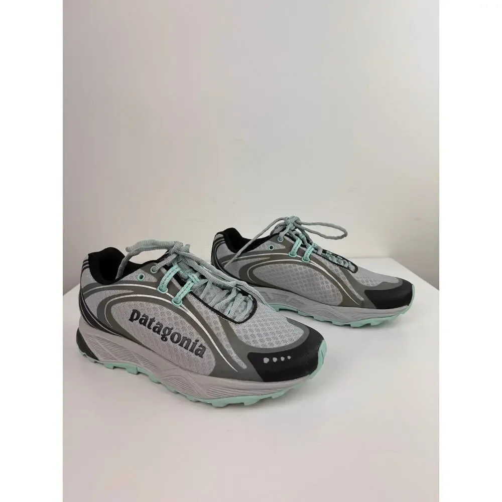 Patagonia Tsali 3.0 Womens Sneakers 7 Gray Polar Blue Trail Running Shoes T11498